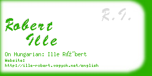 robert ille business card